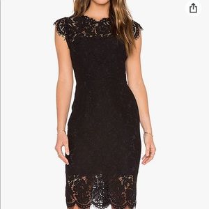 Black lace dress